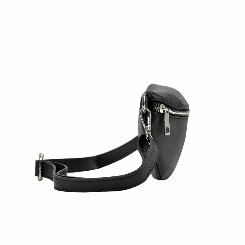 Damska saszetka ze skóry naturalnej Patrizia 417-003 SILVER