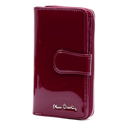 skóra naturalna + Damski portfel ze skóry ekologicznej Pierre Cardin 07 SHINY 116