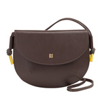 Designerska damska listonoszka skórzana torebka przez ramię z klapą DUDU