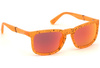 Okulary DIESEL DL02625644U. Okulary przeciwsłoneczne, Kolor pomarańczowy. Unisex.