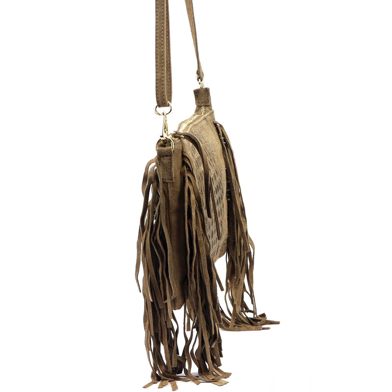 Damska torebka ze skóry naturalnej Luka 26-015 CROCO