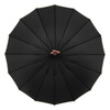 Duży, elegancki parasol rządowy w czarnym kolorze - Peterson