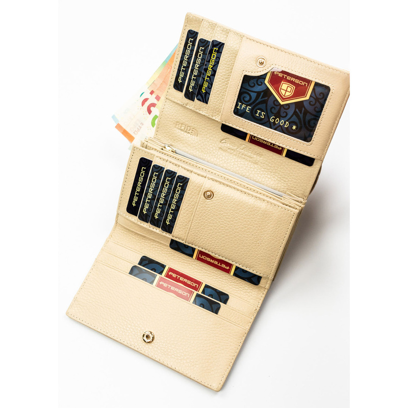 Skórzany damski portfel Peterson PTN PS112-MLF