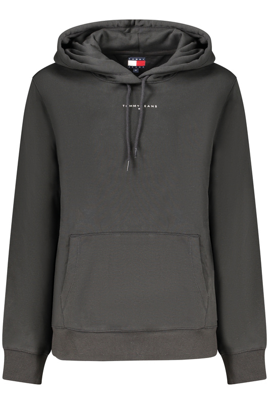 TOMMY HILFIGER CZARNA BLUZA DAMSKA Z ROZPINANYM NA ZAMEK