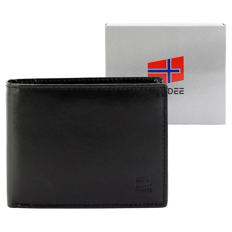 Skórzany męski portfel Nordee SLANGE N992