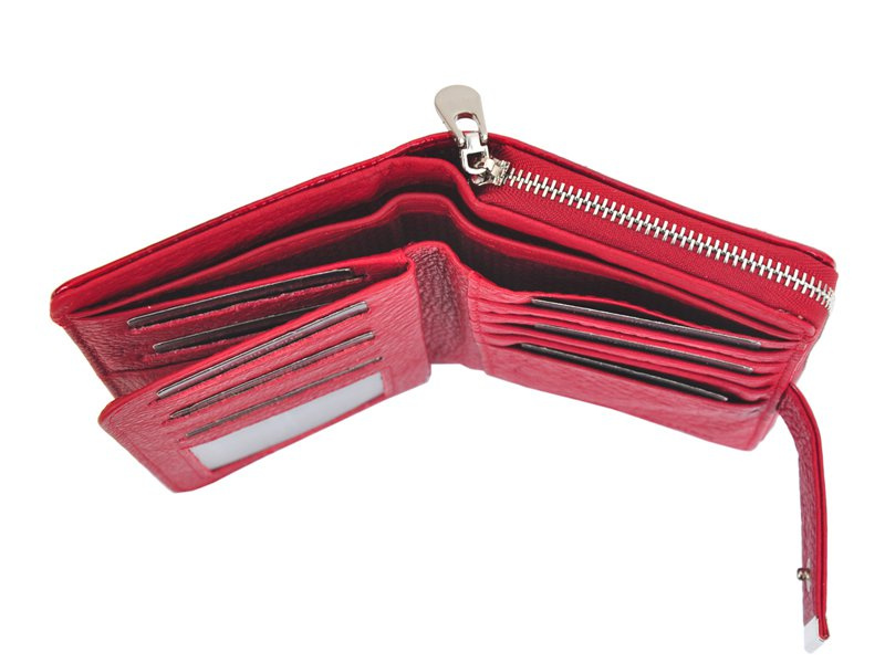 Stylowa Lakierowana duża damska skórzana portmonetka marki Jennifer Jones