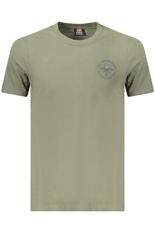 Norway 1963 M�SKA KOSZULKA Z KR�TKIM R�KAWEM ZIELONA