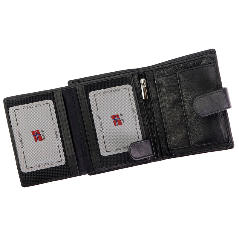 Skórzany męski portfel Nordee HARE N4L