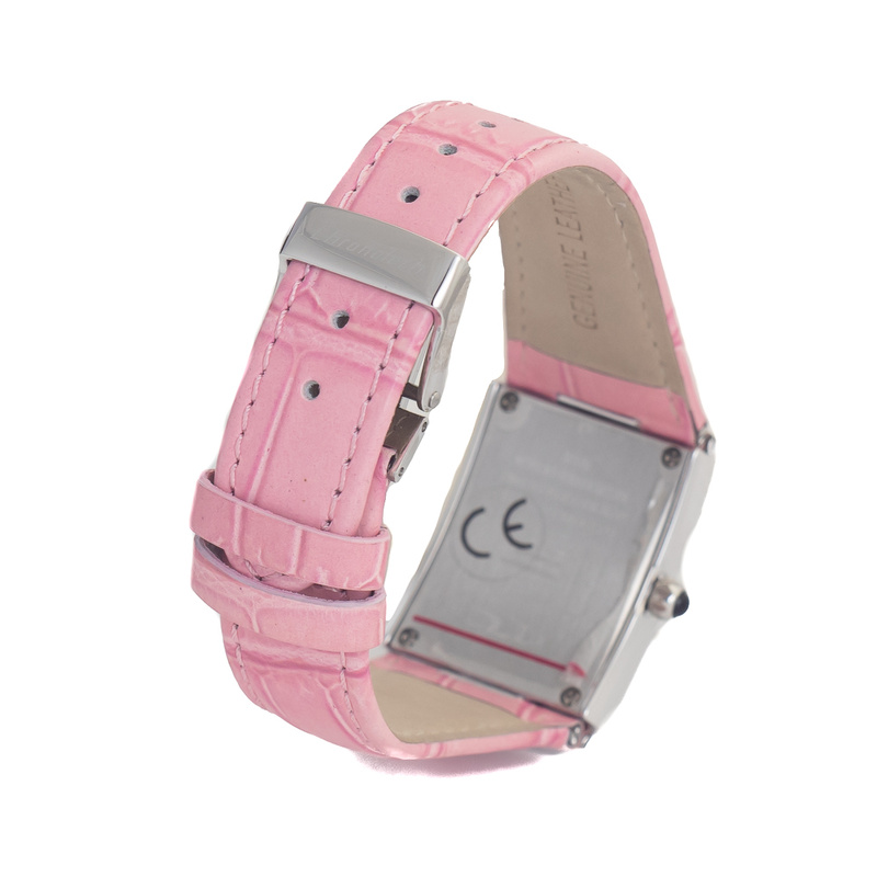 Zegarek CHRONOTECH CT7017L-02S. Kwarcowy, Kolor różowy. Kobieta.