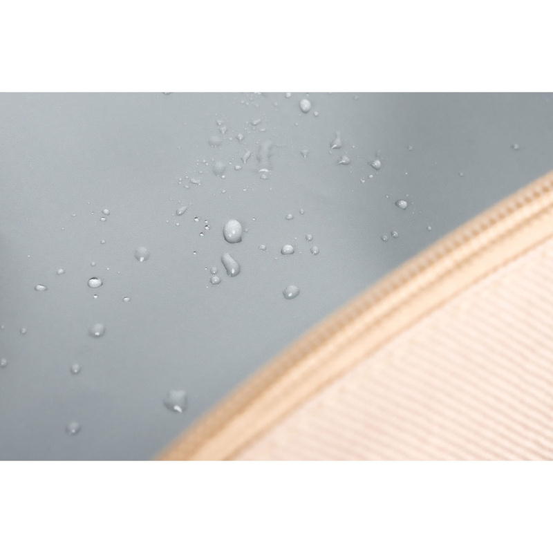 Beżowa, wodoodporna torba podróżna z poliestru - Peterson