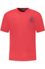 CZERWONA KOSZULKA MĘSKA Z KRÓTKIM RĘKAWEM US GRAND