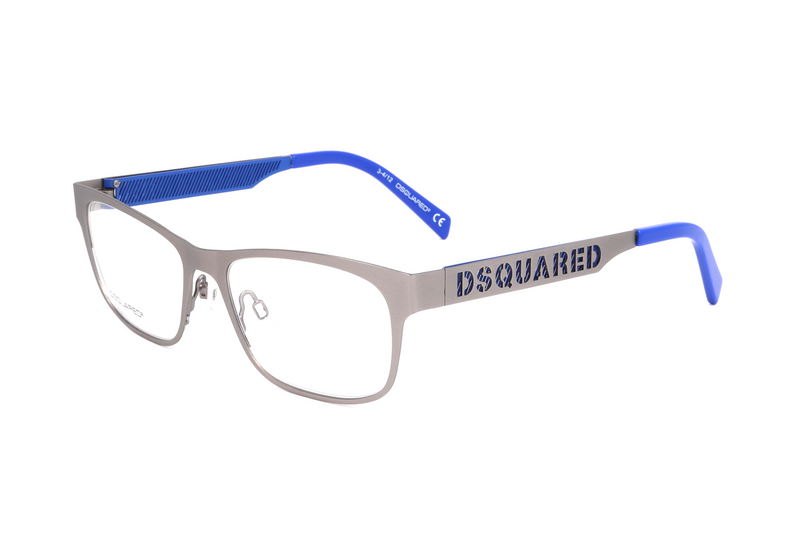 Okulary DSQUARED2 DQ5097-015-52. Okulary, Kolor srebrny. Mężczyzna.