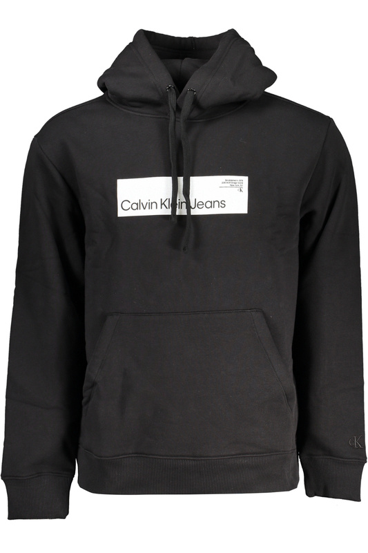 CALVIN KLEIN MĘSKA BLUZA BEZ ZAMKA, CZARNA