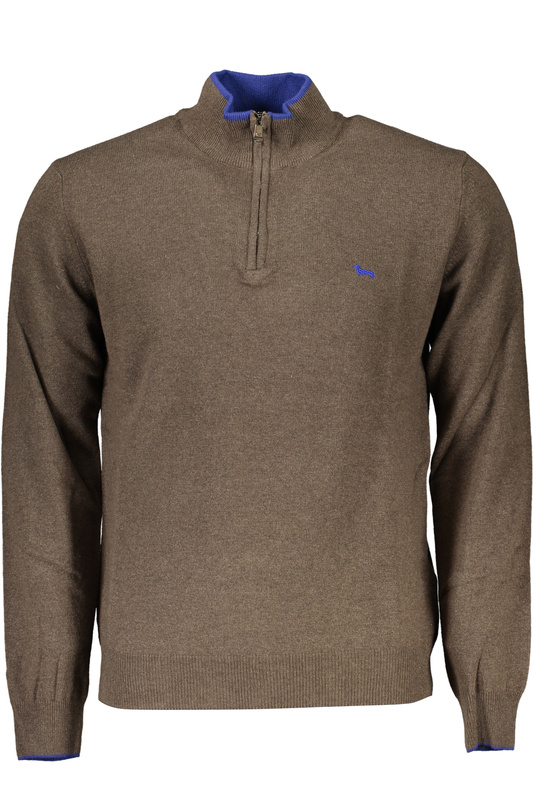 BRĄZOWY SWETER MĘSKI HARMONT&BLAINE