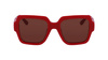 Okulary KARL LAGERFELD KL6104SR-600. Okulary przeciwsłoneczne, Kolor czerwony. Kobieta.