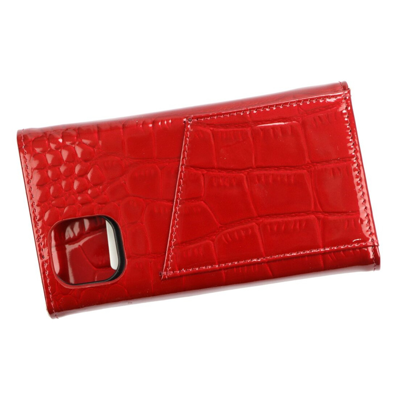 MiaMore case skóra naturalna IPHONE 12 etui na telefon skóra krokodyla