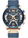 ZEGAREK MĘSKI CURREN 8329  (zc027e) - CHRONOGRAF + BOX