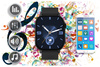 SMARTWATCH UNISEX GRAVITY GT15-1 - ROZMOWY BLUETOOTH, DODATKOWY PASEK (sg029a)