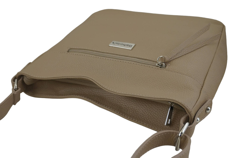 Torebka codzienna skórzana damska - Brązowa jasna