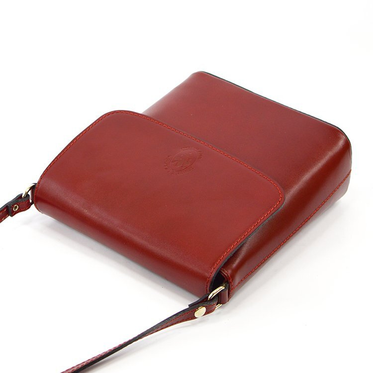 Klasyczna skórzana elegancka damska listonoszka