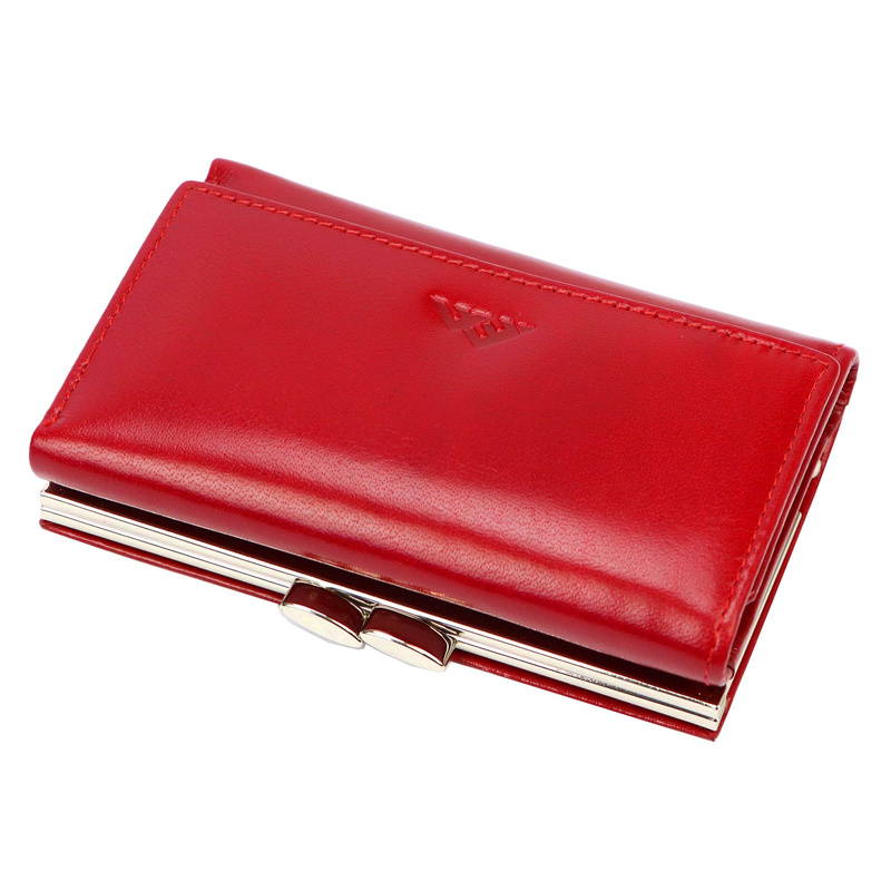 EL FORREST damski portfel skóra naturalna kieszeń na bigiel RFID