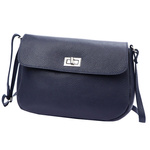 Elegancka Damska listonoszka ze skóry naturalnej z kieszeniami od Luka