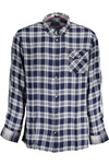 GUESS JEANS MĘSKA KOSZULA Z DŁUGIM RĘKAWEM NIEBIESKA