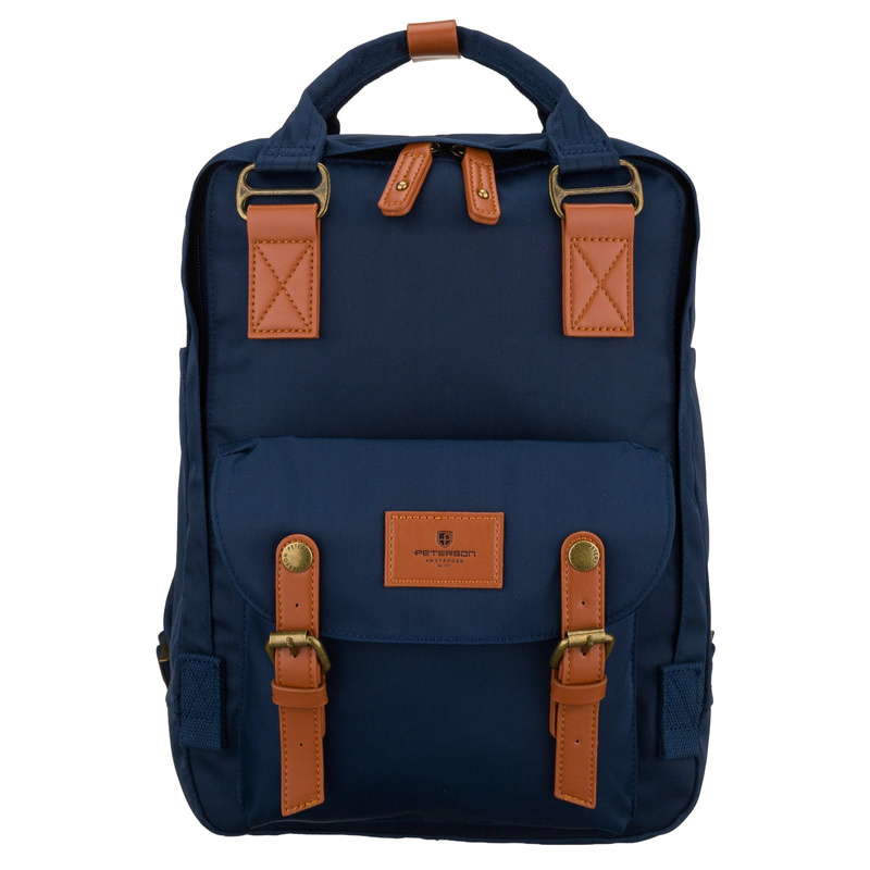Materiałowy plecak męski Peterson PTN GAMMA