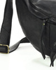 Uniwersalna torebka nerka półksiężyc crossbody runway - skóra naturalna Marco Mazzini czarny