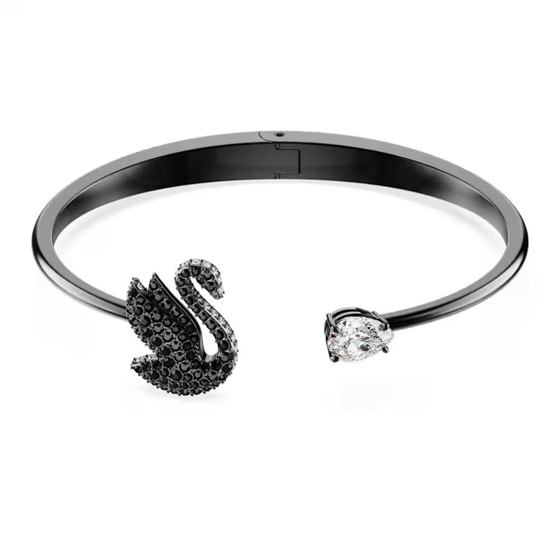Biżuteria SWAROVSKI 5688746. Bransoletka, Kolor czarny. Kobieta.