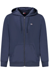 TOMMY HILFIGER MĘSKA BLUZA Z ROZPINANYM NA ZAMEK NIEBIESKA