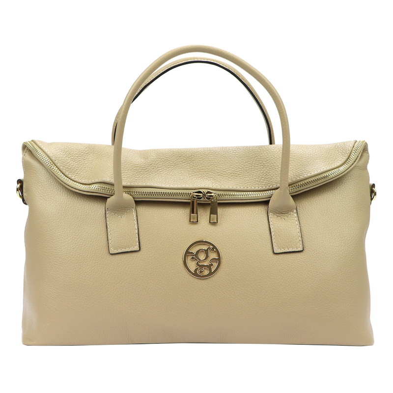 Gregorio Duża torebka damska do ręki elegancka ze skóry naturalnej