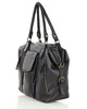 Torba biznesowa bowling retro bag skórzana - MARCO MAZZINI czarny