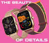 SMARTWATCH UNISEX Rubicon RNCF03 - ROZMOWY BLUETOOTH, ALWAYS ON DISPLAY (sr049a)