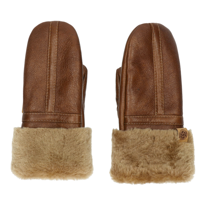 Ciepła damska rękawiczka z jednym palcem, kożuchowa Podhale