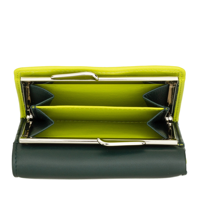 DUDU Damski skórzany stylowy kompaktowy portfel mała portmonetka