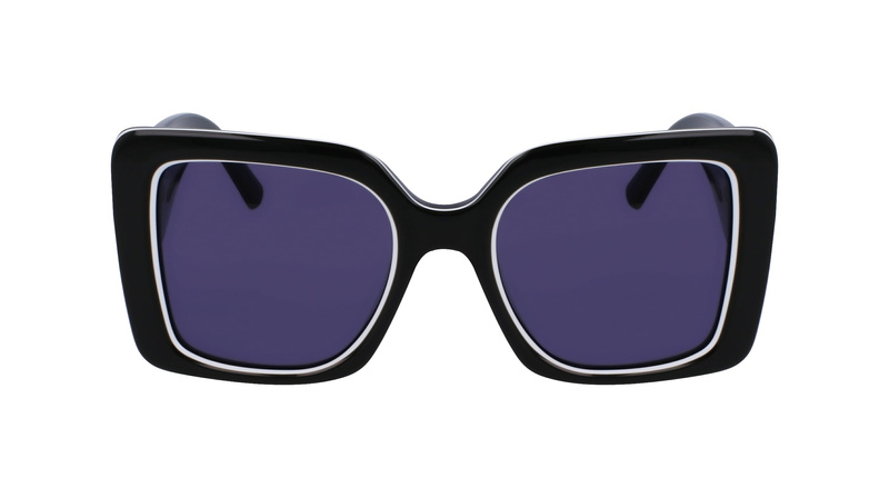 Okulary KARL LAGERFELD KL6126S522000. Okulary przeciwsłoneczne, Kolor czarny. Kobieta.