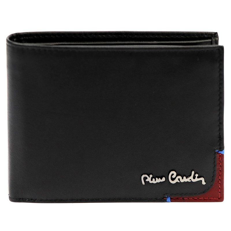Poziomy Skórzany męski portfel Pierre Cardin RFID