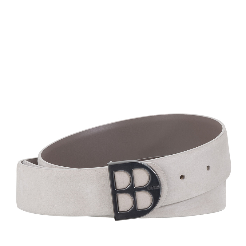 DUDU Dwustronny casualowy męski pasek do spodni skóra naturalna