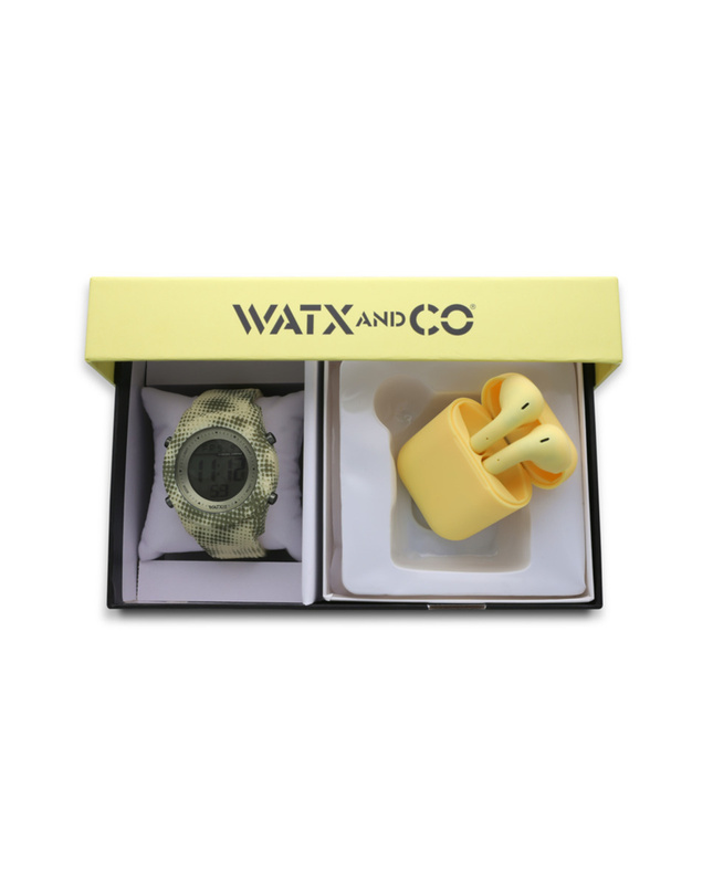 Zegarek WATXANDCO WAPACKEAR4_M. Kwarcowy, Kolor zielony. Kobieta.