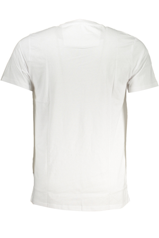 T-SHIRT MĘSKI Z KRÓTKIM RĘKAWEM KLASY CAVALLI BIAŁY