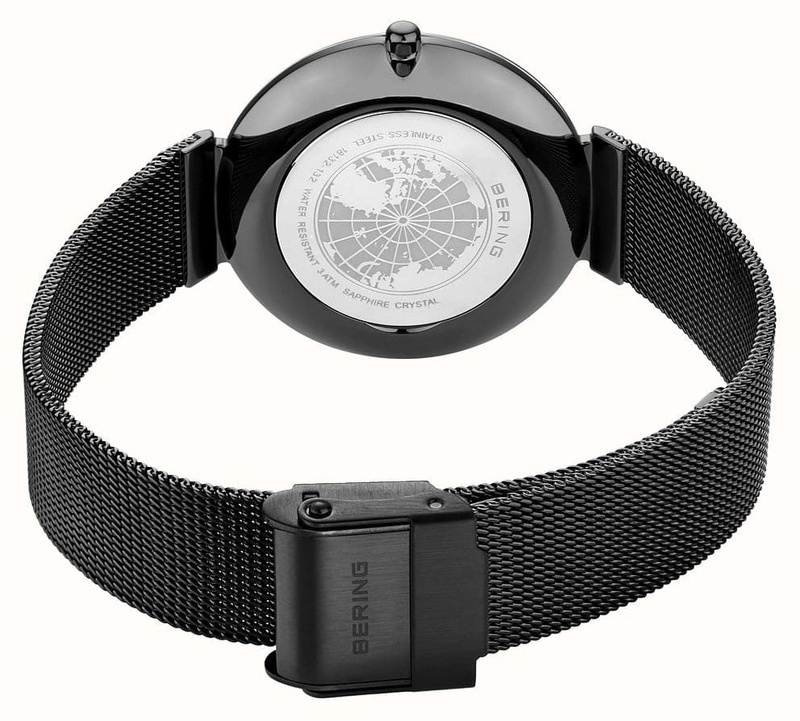 Zegarek BERING 18132-132. Kwarcowy, Kolor czerwony. Kobieta.