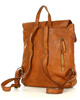 MARCO Miejski plecak skórzany w stylu old look handmade leather brąz camel