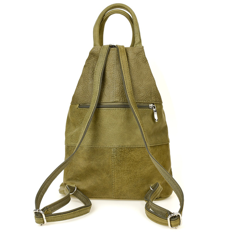 Plecak Damski Skórzany Trójkąt Pojemny Beltimore Q60