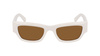Okulary KARL LAGERFELD KL6141S522110. Okulary przeciwsłoneczne, Kolor biały. Kobieta.