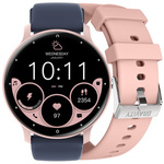 SMARTWATCH UNISEX GRAVITY GT1-7 PRO - ROZMOWY BLUETOOTH, DODATKOWY PASEK (sg027g)