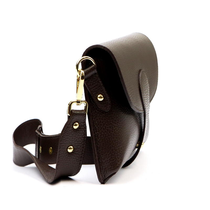 Vera Pelle damska listonoszka skóra naturalna crossbody torebka na ramię