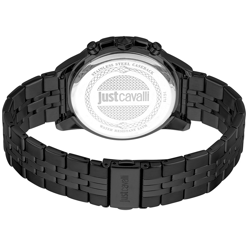 Zegarek JUST CAVALLI JC1G175M0275. Kwarcowy, Kolor niebieski. Mężczyzna.