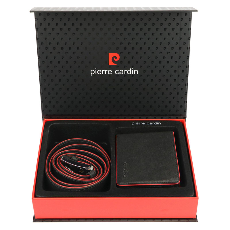 Zestaw portfel i pasek do spodni Pierre Cardin