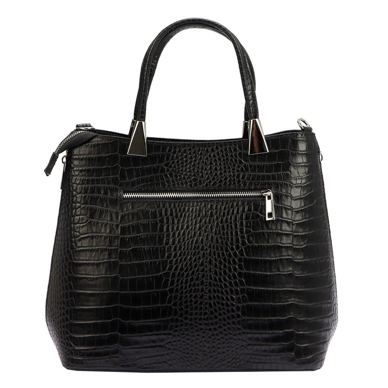 Damska torebka ze skóry naturalnej MiaMore 01-032 CROCO